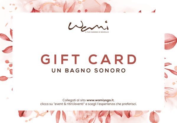 Gift Card bagno sonoro