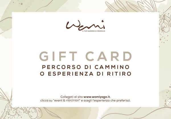 Gift Card ritiro di yoga